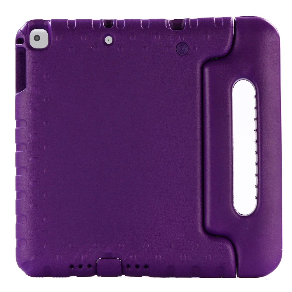 Para IPad 9,7 Pulgadas (2017) / IPad 9.7-Inch (2018) / IPad Air (2013) / IPad Air 2 A Prueba De Golpes EVA Friendly Friendly EVA Tablet Funda Protectora Con Soporte De Mango - Púrpura