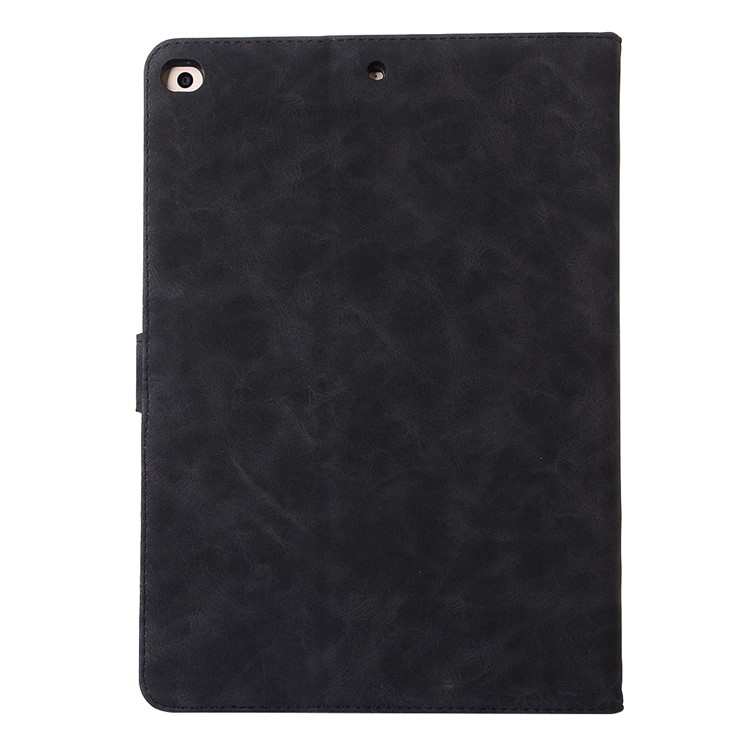 Vintage Wallet Stand Wake & Sleep Leather Tablet Smart Casing for iPad 9.7-inch (2017) - Black-3