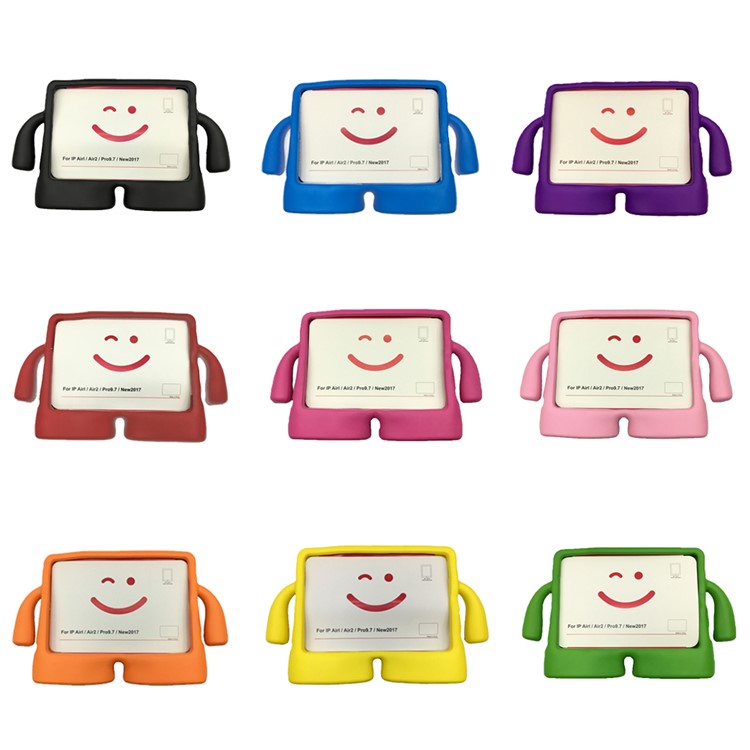 3D Cute Cartoon Kids Shockproof EVA Stand Case for iPad 9.7 (2017) / Air 2 / Air - Black-5