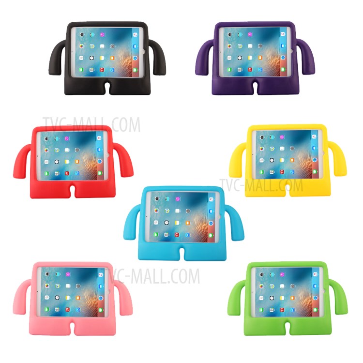 3D Cute Cartoon Kids Shockproof EVA Stand Case for iPad 9.7 (2017) / Air 2 / Air - Black-7