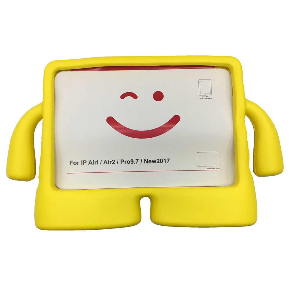 3D Cute Cartoon Kids Friendly Shockproof EVA Stand Case for iPad 9.7 (2018) / 9.7 (2017) / Air 2 / Air - Yellow-2