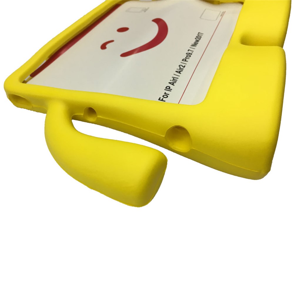 3D Cute Cartoon Kids Friendly Shockproof EVA Stand Case for iPad 9.7 (2018) / 9.7 (2017) / Air 2 / Air - Yellow-4