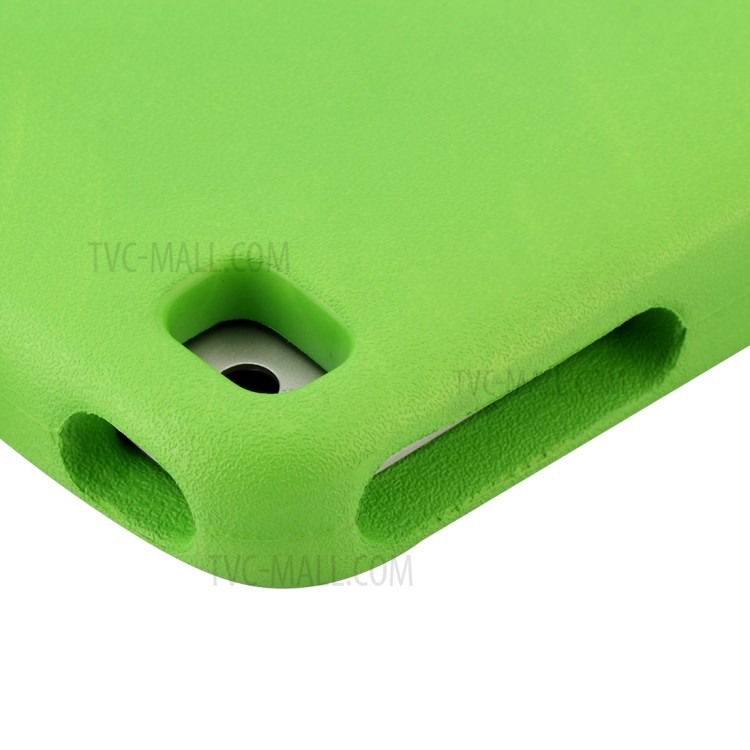 3D Cute Cartoon Handles Kids Safe EVA Stand Case for iPad 9.7 (2018) / 9.7 (2017) / Air 2 / Air - Green-6