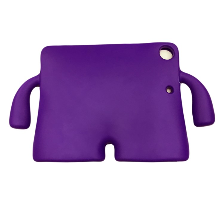 3D Cute Cartoon Shockproof EVA Kids Safe Cover Case for iPad 9.7 (2018) / 9.7 (2017) / Air 2 / Air - Purple-1