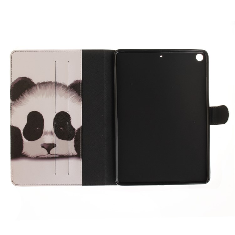 Pattern Printing Wallet Leather Smart Case for iPad 9.7 (2018) / 9.7 (2017) - Panda-10