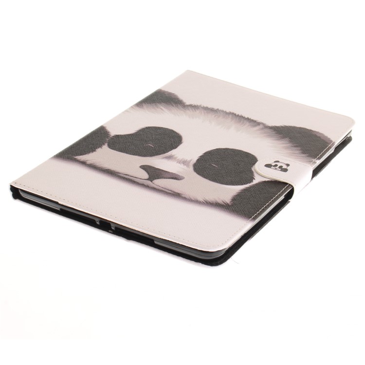 Pattern Printing Wallet Leather Smart Case for iPad 9.7 (2018) / 9.7 (2017) - Panda-4