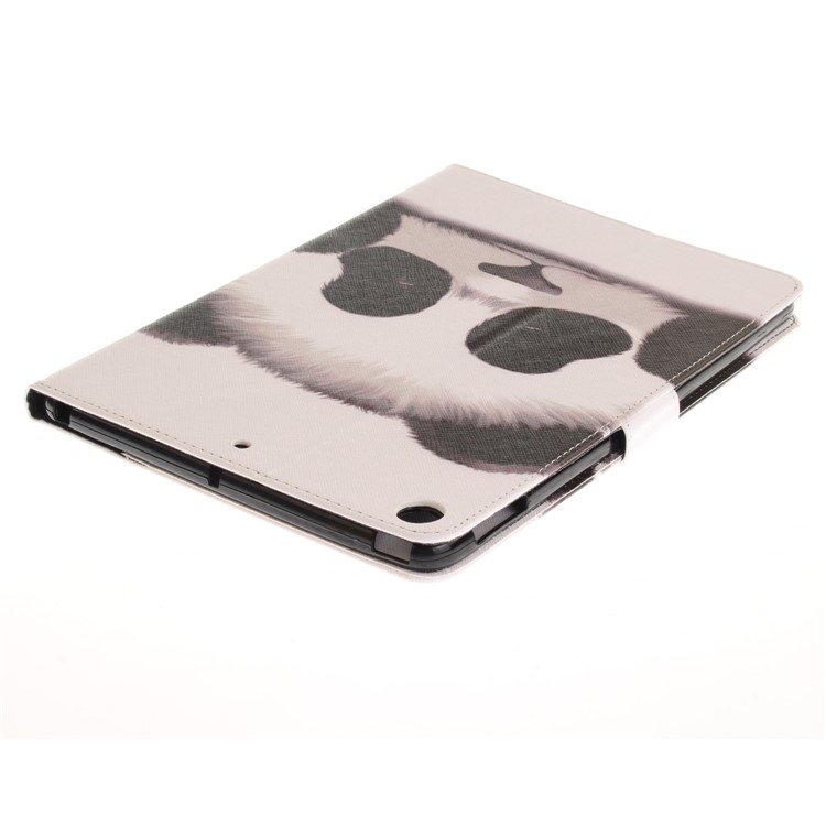 Pattern Printing Wallet Leather Smart Case for iPad 9.7 (2018) / 9.7 (2017) - Panda-5