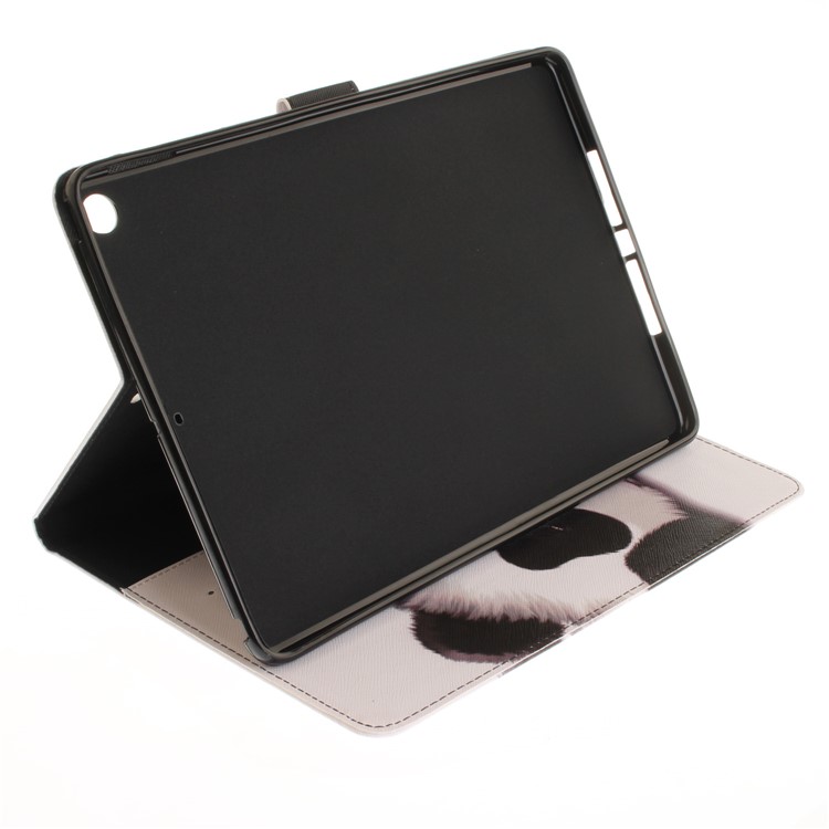 Pattern Printing Wallet Leather Smart Case for iPad 9.7 (2018) / 9.7 (2017) - Panda-6