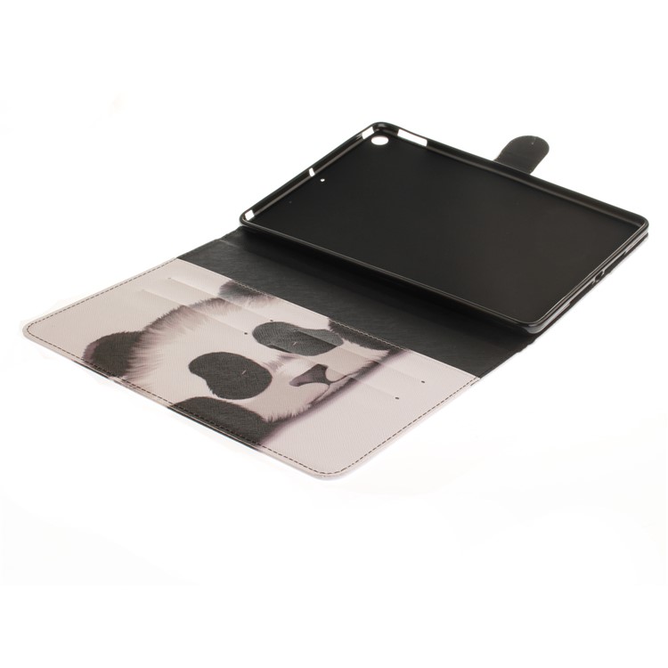 Pattern Printing Wallet Leather Smart Case for iPad 9.7 (2018) / 9.7 (2017) - Panda-8