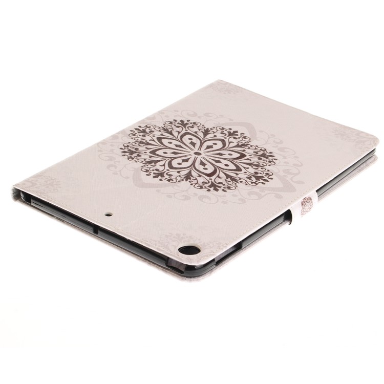 Patterned Smart Stand Leather Cover Case for iPad 9.7 (2018) / 9.7 (2017) - Stencil Pattern-5