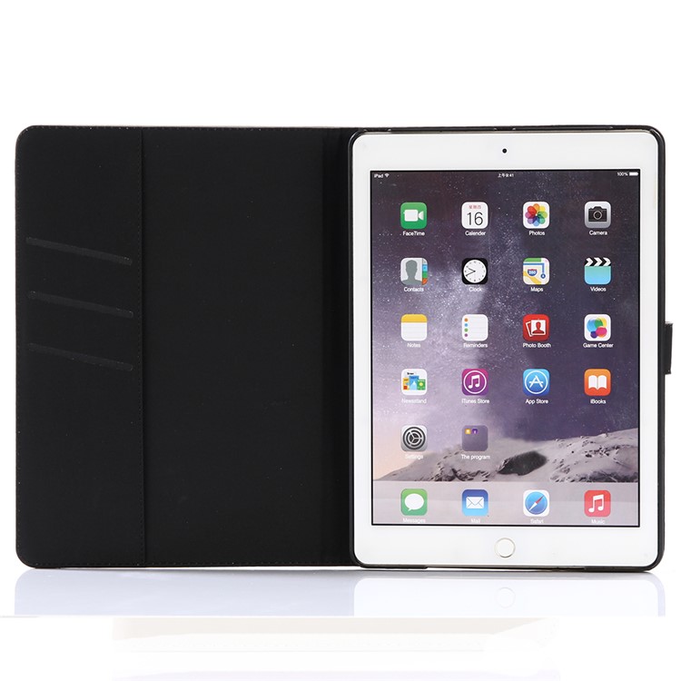 Retro Crazy Horse Leather Stand Phone Casing for iPad 9.7 (2018) / 9.7 (2017) - Coffee-4