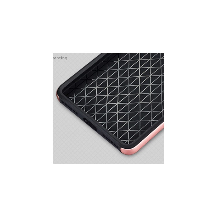 ELEGANCE Griglia modello TPU + PC Kickstand Coperchio combinato per iPhone 8 / iPhone 7 4.7 pollici - alzarsi aureo-4