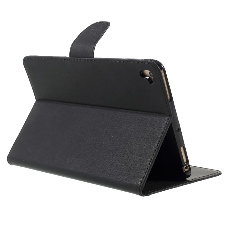 Imprinted Butterfly Flowers Wallet Leather Stand Tablet Case for iPad mini 5 - Black-6