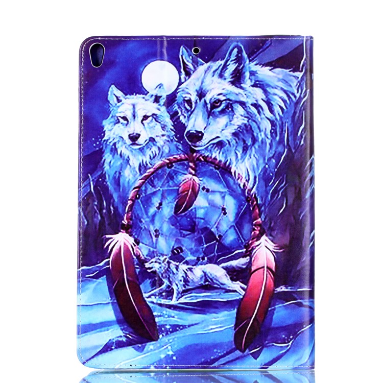 Impression des motifs Cuir en cuir PU avec support pour iPad Pro 10.5-pouce(2017) - Wolfs-2