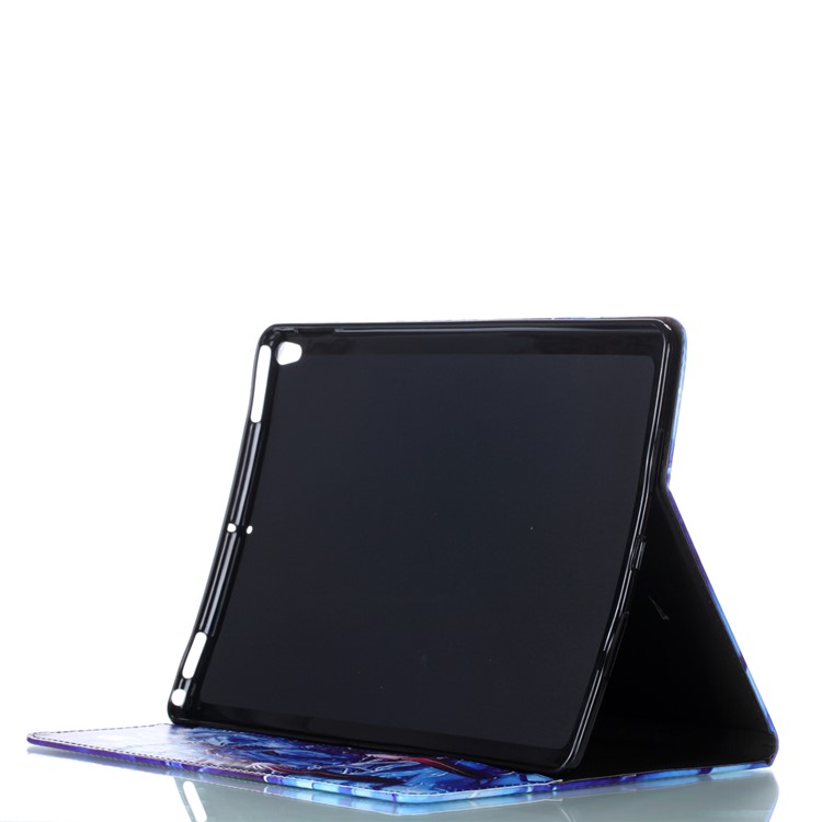 Impression des motifs Cuir en cuir PU avec support pour iPad Pro 10.5-pouce(2017) - Wolfs-4
