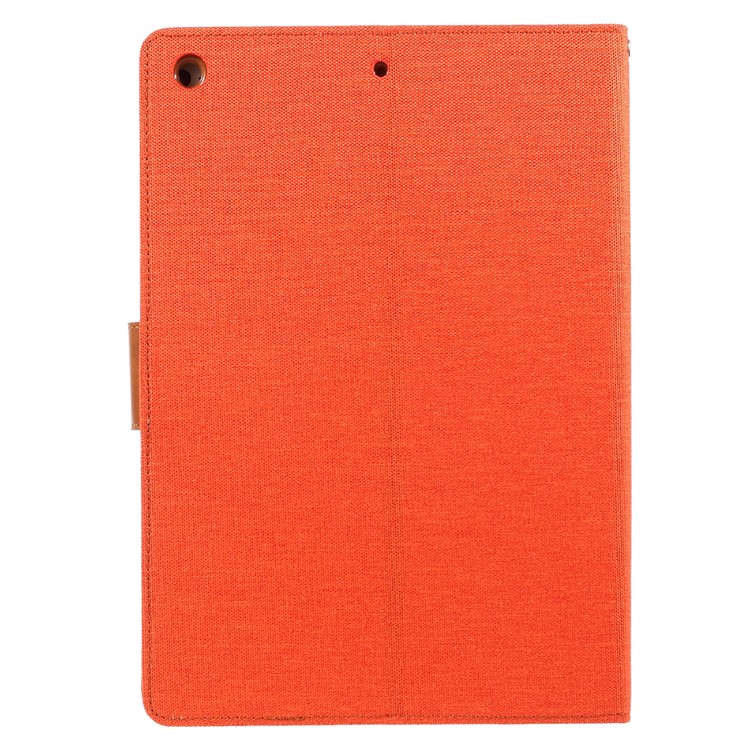 MERCURY GOOSPERY Copertina in cuoio per tela di canapa per iPad 9.7-pollice(2017) - arancia-2