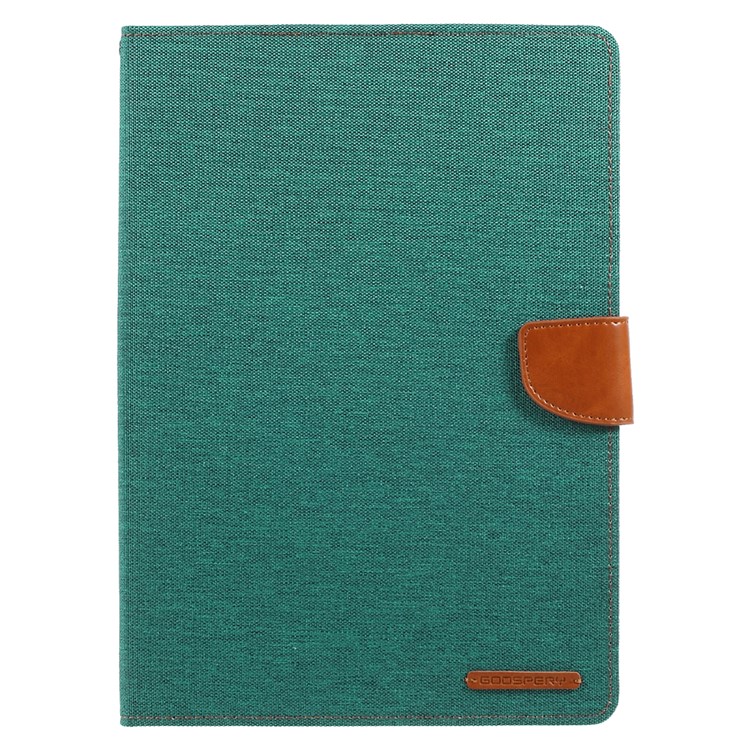 Bolsa de couro wallet wallet MERCURY GOOSPERY para iPad 9,7 polegadas (2017) - Verde-1