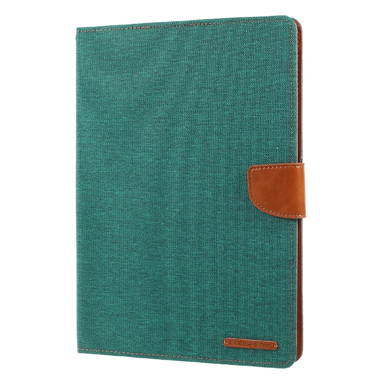 Bolsa de couro wallet wallet MERCURY GOOSPERY para iPad 9,7 polegadas (2017) - Verde-3