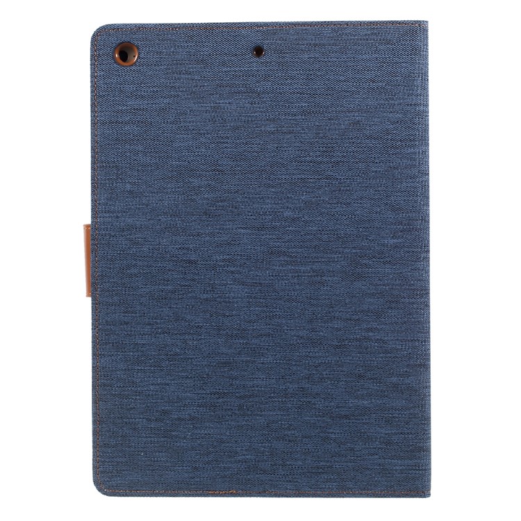 MERCURY GOOSPERY Canvas Leather Case Accessory for iPad 9.7 (2018) / 9.7 (2017) - Dark Blue-2