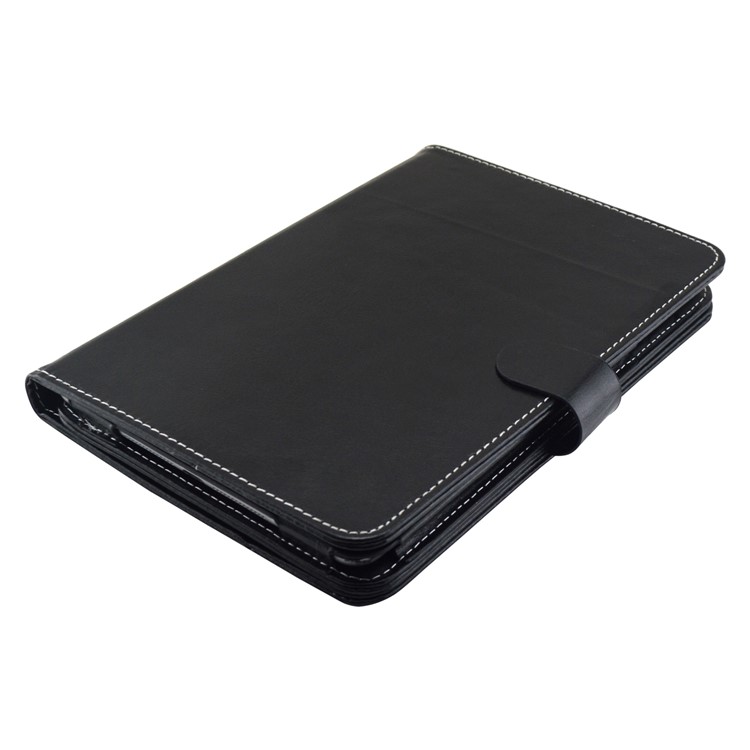 Detachable Wallet Leather Stand Flip Case for iPad 9.7-inch (2017) - Black-10