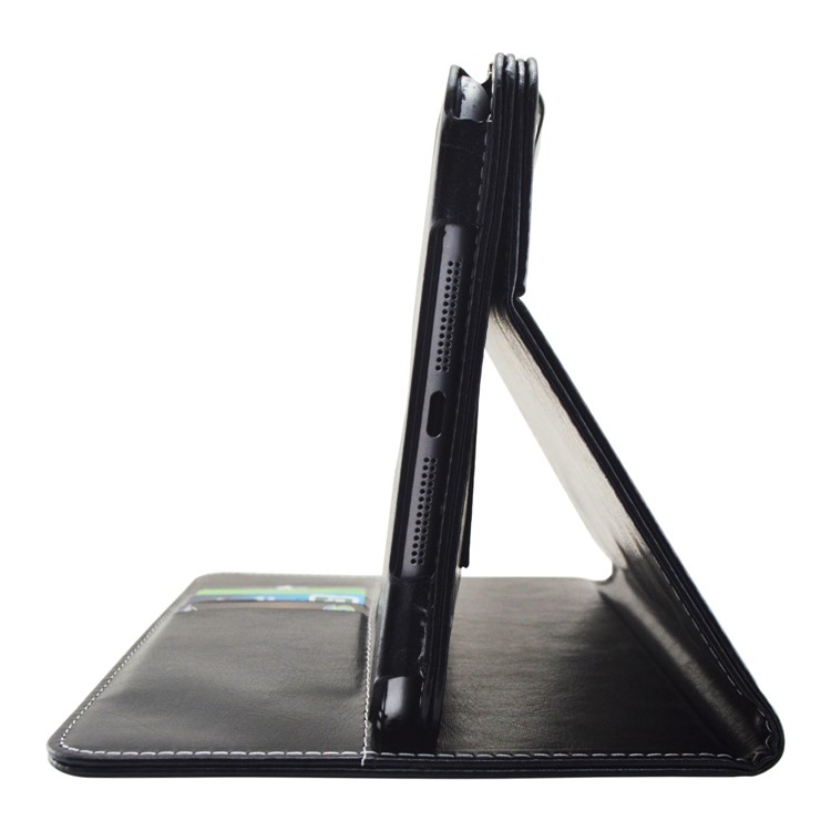 Detachable Wallet Leather Stand Flip Case for iPad 9.7-inch (2017) - Black-6