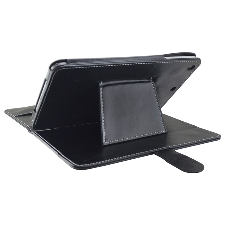 Detachable Wallet Leather Stand Flip Case for iPad 9.7-inch (2017) - Black-9
