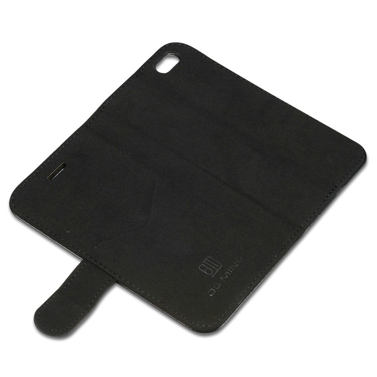DG.MING Detachable 2-in-1 Magnetic TPU + Genuine Leather Case for iPhone 6s Plus / 6 Plus - Black-13