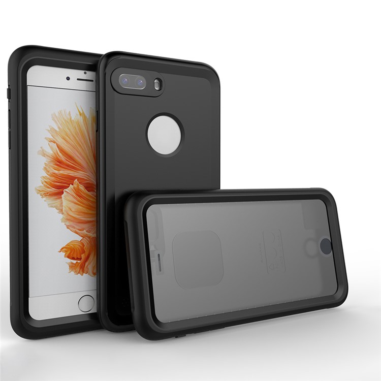 2M Underwater Waterproof Diving Shell for iPhone 7 Plus with Responsive Buttons - Black-5