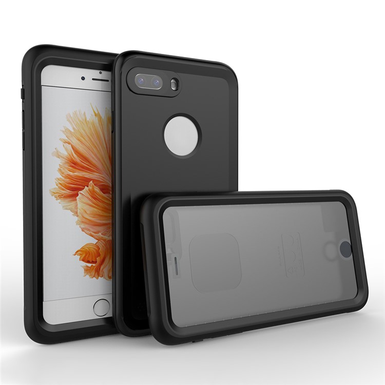 2M Underwater Waterproof Diving Shell for iPhone 7 Plus with Responsive Buttons - Black-7