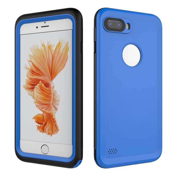 2M Underwater Waterproof Diving Cellphone Cover for iPhone 7 Plus with Responsive Buttons - Blue-5