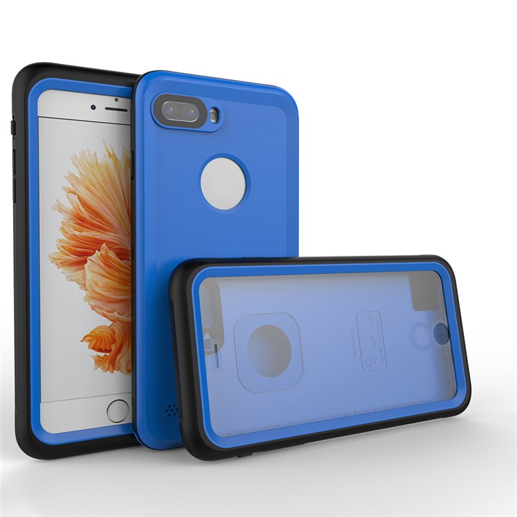2M Underwater Waterproof Diving Cellphone Cover for iPhone 7 Plus with Responsive Buttons - Blue-6