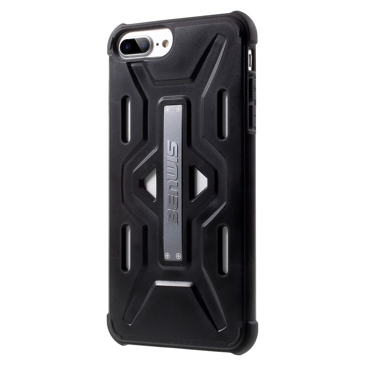 BENWIS Cool Armor PC + TPU Hybrid Phone Case for iPhone 7 Plus 5.5 inch - Black-1