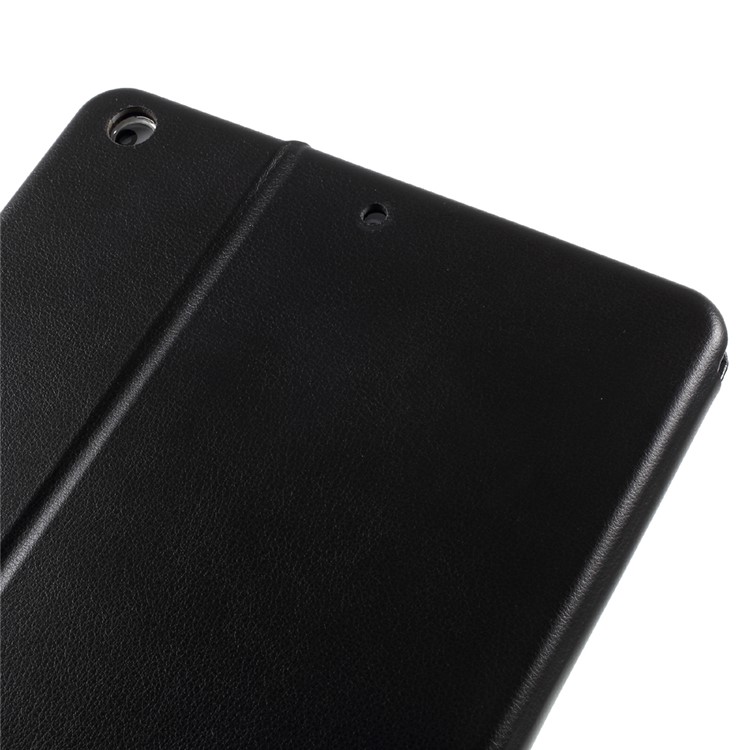 PU Leather Card Holder Stand Tablet Cover for iPad 9.7-inch (2017) - Black-9