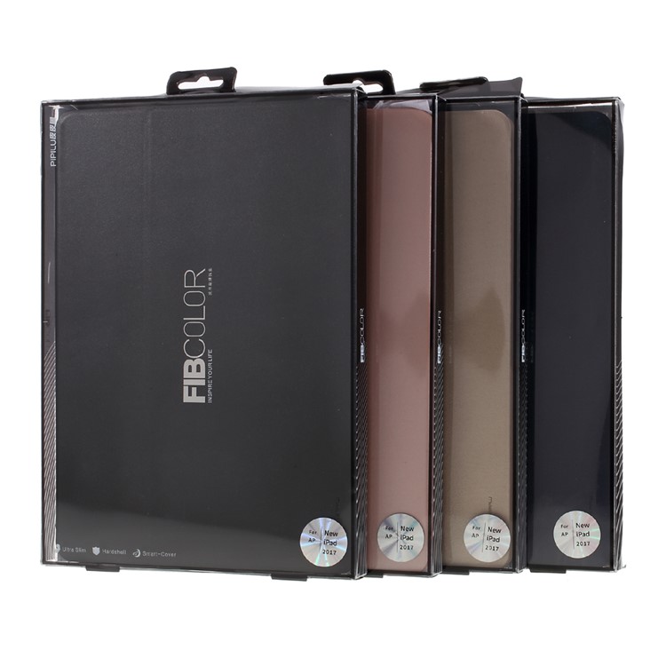 X-LEVEL Stand Leather Flip Case for iPad 9.7-inch (2017) - Rose Gold-10