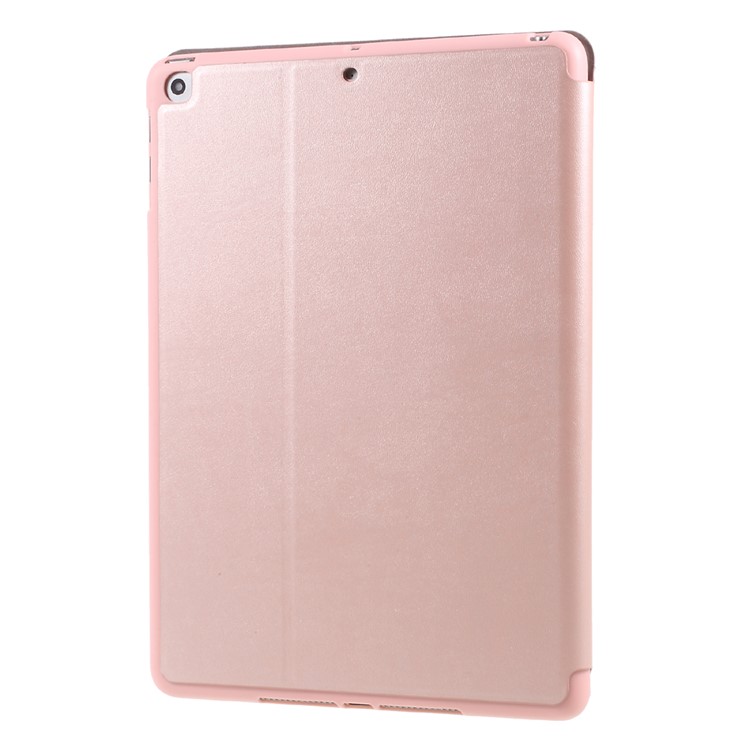 X-LEVEL Stand Leather Flip Case for iPad 9.7-inch (2017) - Rose Gold-3