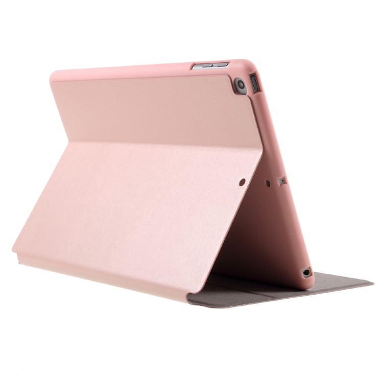 X-LEVEL Stand Leather Flip Case for iPad 9.7-inch (2017) - Rose Gold-6