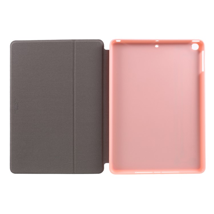 X-LEVEL Stand Leather Flip Case for iPad 9.7-inch (2017) - Rose Gold-9