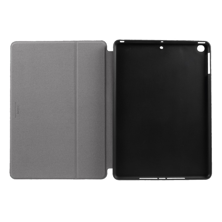 X-LEVEL for iPad 9.7 (2018) / 9.7 (2017) Stand Leather Protective Shell - Black-9