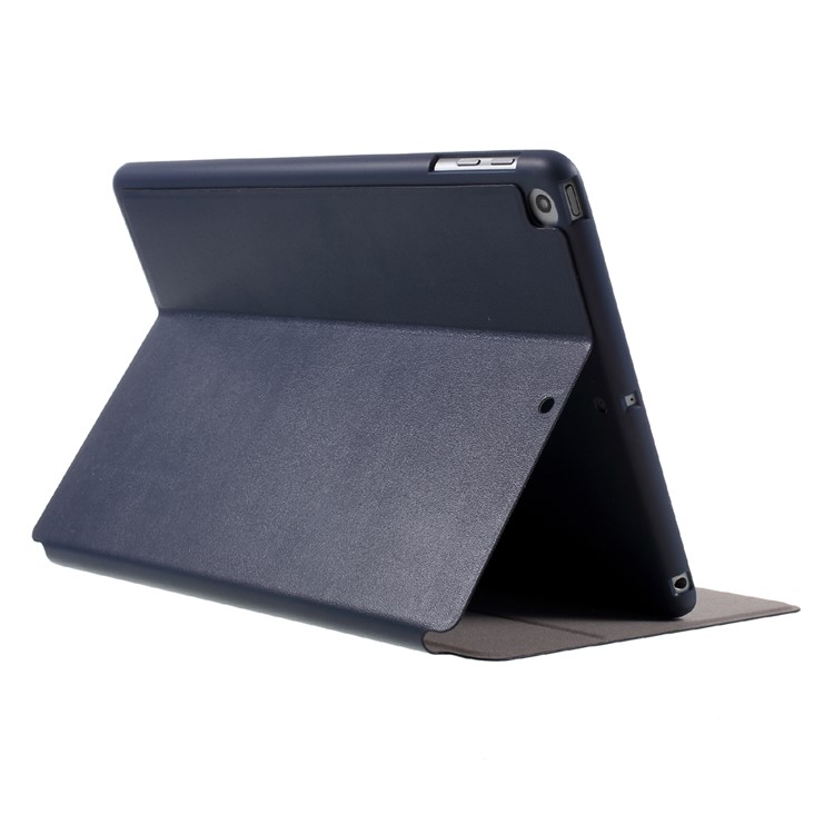 X-LEVEL para iPad de 9,7 pulgadas (2017) Funda de cuero Tablet Copertura - Azul oscuro-5