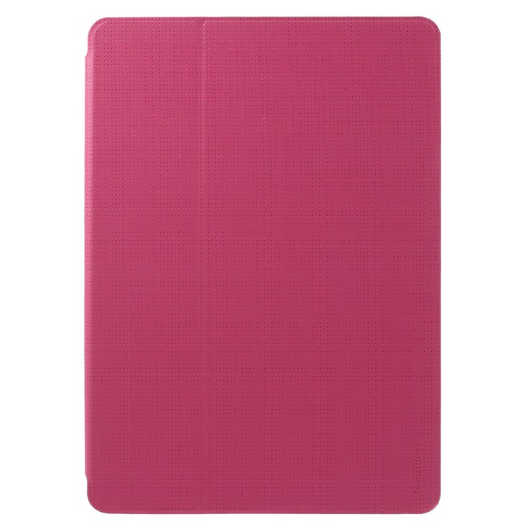X-LEVEL Breathing Leather Tablet Case Stand for iPad 9.7-inch (2017) - Rose-2