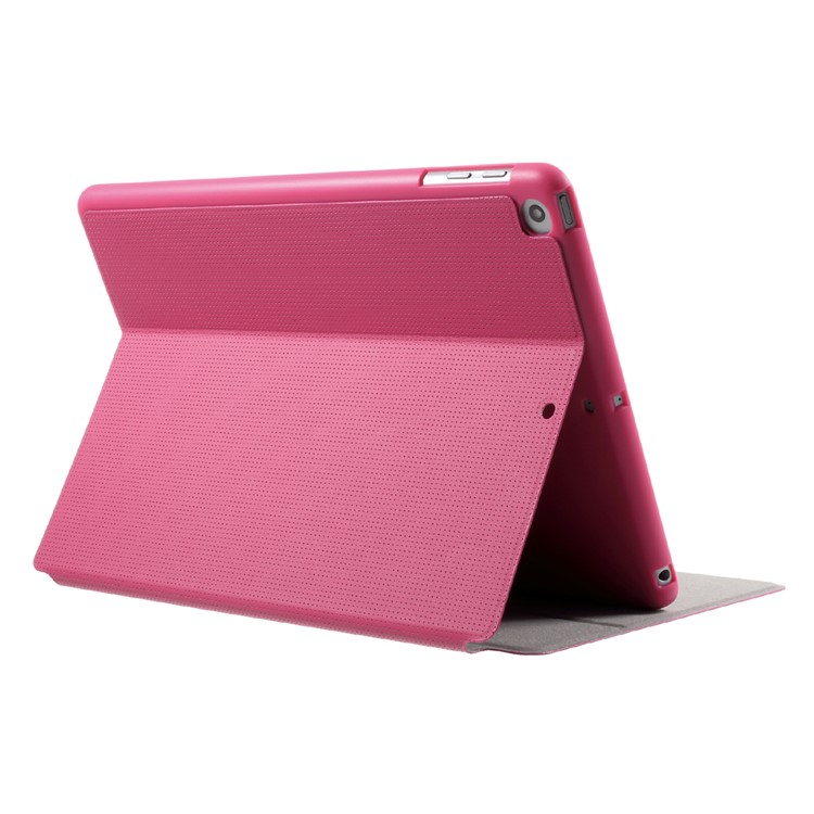 X-LEVEL Breathing Leather Tablet Case Stand for iPad 9.7-inch (2017) - Rose-6