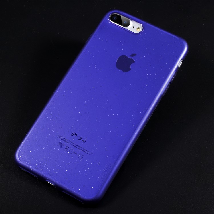 

X-LEVEL Snow Crystal Series TPU Mobile Phone Back Case for iPhone 8 Plus / 7 Plus 5.5 inch - Blue