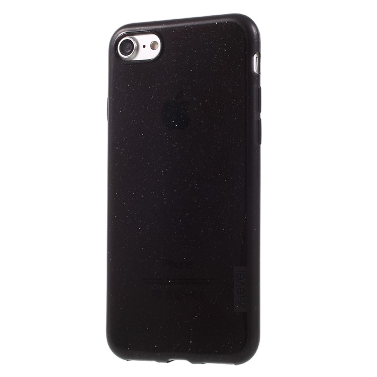 X-LEVEL Snow Crystal Series TPU Protection Phone Cover for iPhone 8 / 7 4.7 inch - Black-2