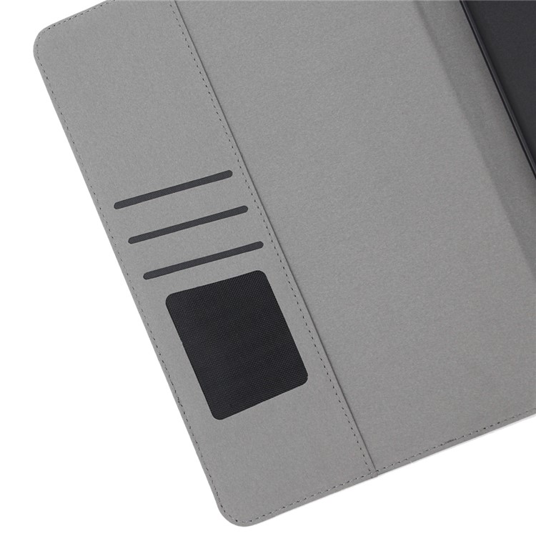 ENKAY Retro Style Matte Finish Smart Card Slots Leather Stand Case for iPad 9.7-inch (2017)/iPad Air/iPad Air 2 - Grey-5