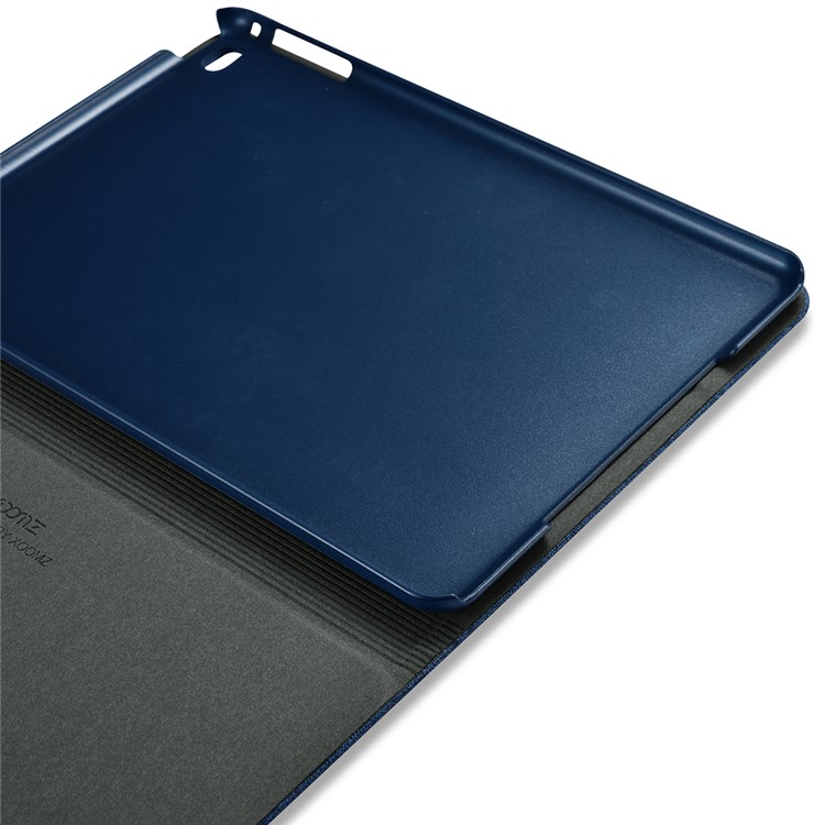 XOOMZ Cloth Texture PU capa de proteção de couro com suporte para iPad Mini 4 - azul-13