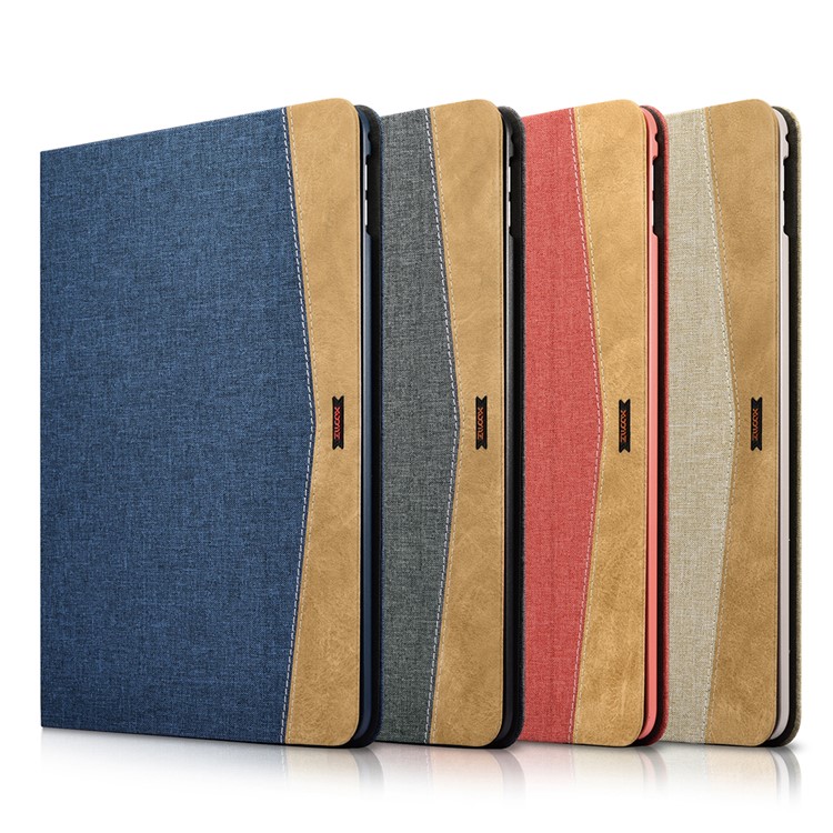 Cloth Texture PU Leather Protection Stand Tablet Case for iPad Air 2 - Grey-2