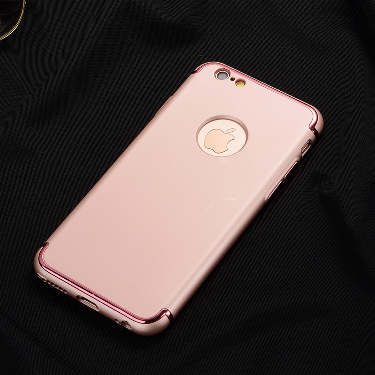 SULADA Electroplating Mate Skin PC Hard Phone Shell for iPhone 6s / 6 - Rose Gold-3
