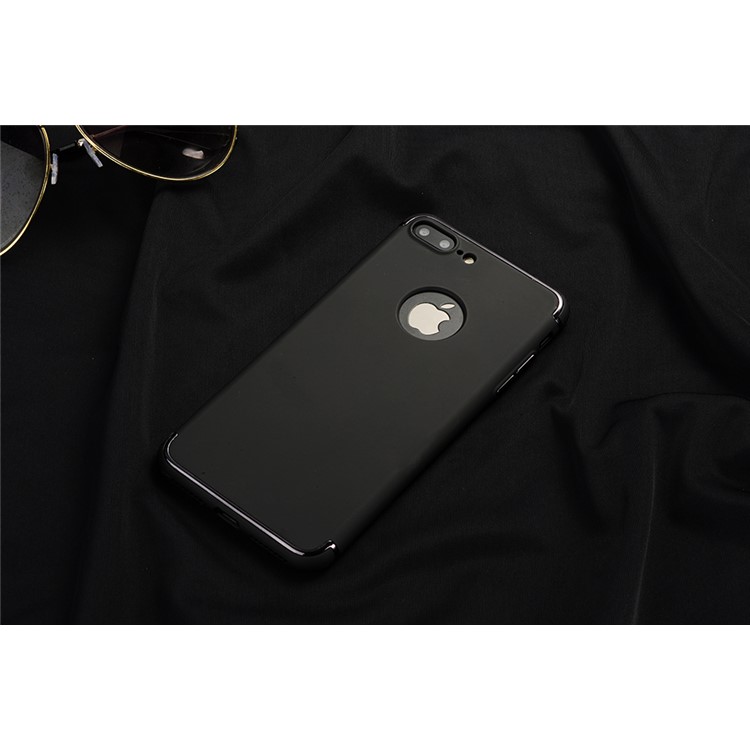 SULADA Electroplating Mate Skin TPU Phone Case for iPhone 7 Plus 5.5 inch - Black-3