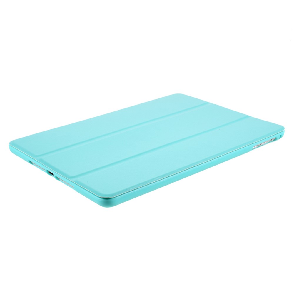 Support De Tablette En Cuir De Tri-fold Stand Pour Ipad 9.7 Pouces (2017) - Bébé Bleu-4