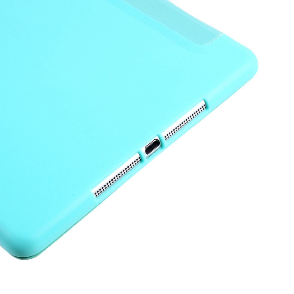 Support De Tablette En Cuir De Tri-fold Stand Pour Ipad 9.7 Pouces (2017) - Bébé Bleu-8